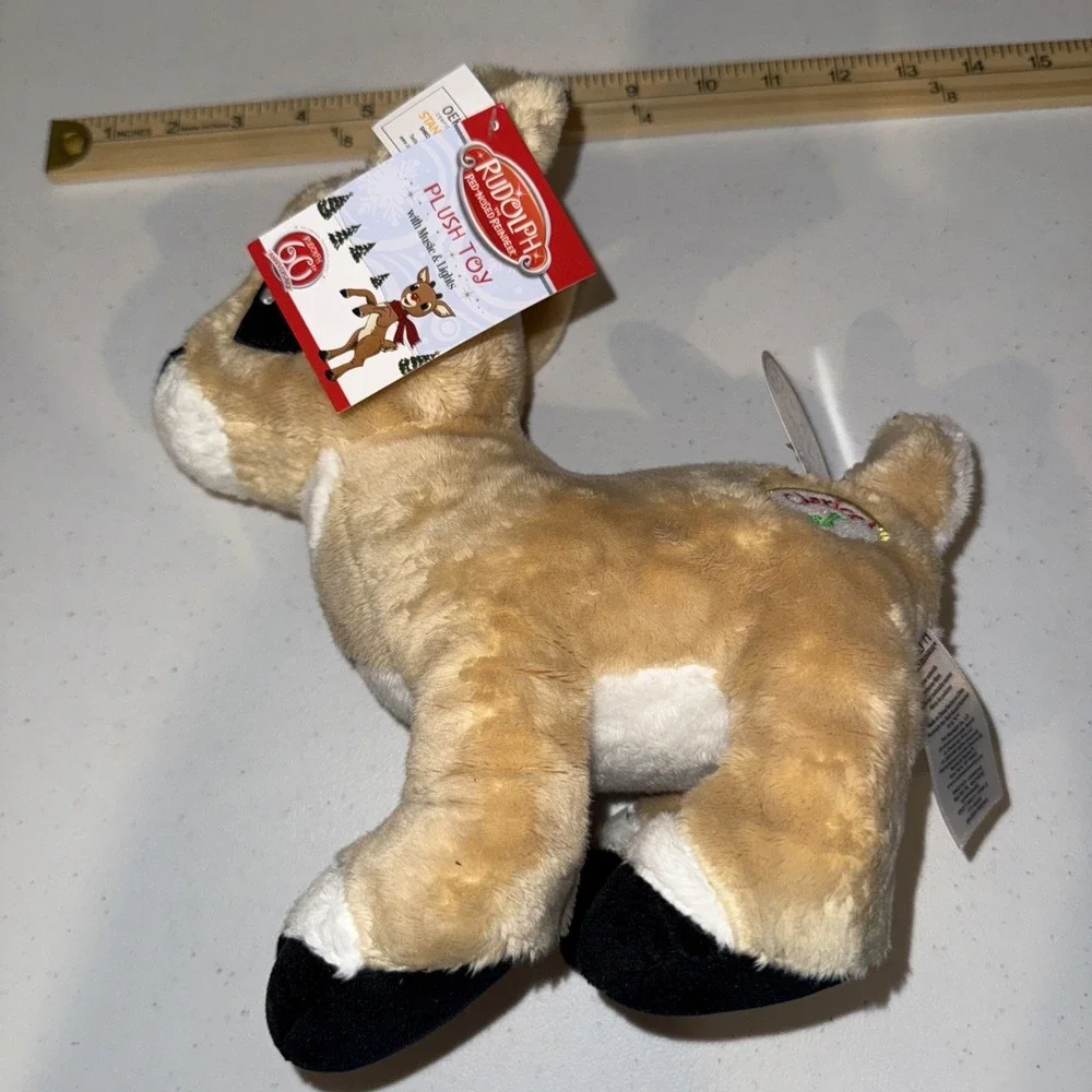NEW Rudolph the Red-Nosed Reindeer Clarice 9-Inch Plush [Lights & Sound]